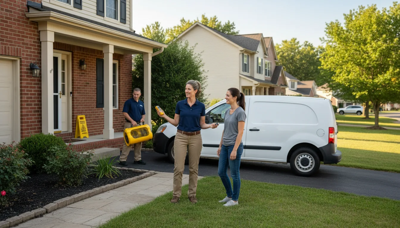 Residential water damage restoration in Fleming, CO